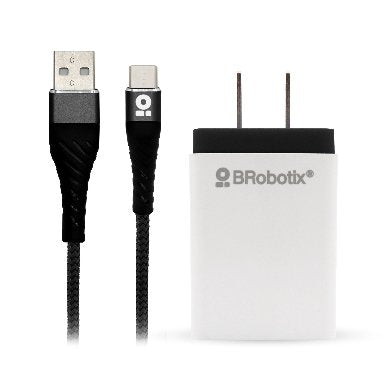 CARGADOR BROBOTIX USB C/CABLE TIPO C CARGA RÁPIDA 963325 - Negro, Pared, 5 V, 1 CARGADOR BROBOTIX USB C/CABLE TIPO C CARGA RÁPIDA 963325 - Negro, Pared, 5 V, 1